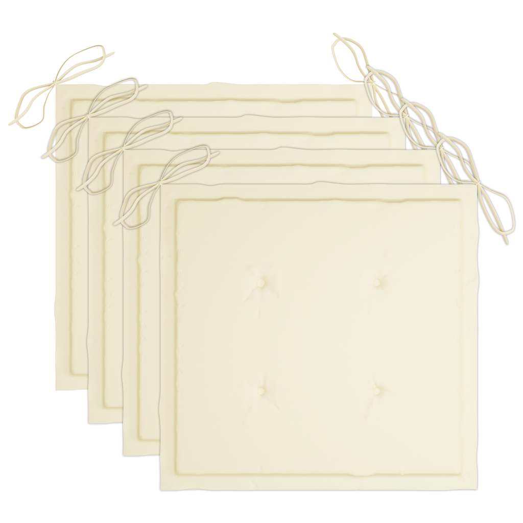 5-delige Tuinset inklapbaar met kussens bamboe is nu te koop bij PeponiXL, paradijselijk wonen!