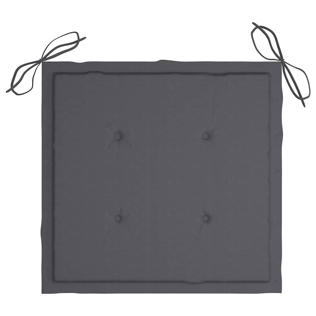 Tuinstoelen 2 st inklapbaar met kussens bamboe is nu te koop bij PeponiXL, paradijselijk wonen!