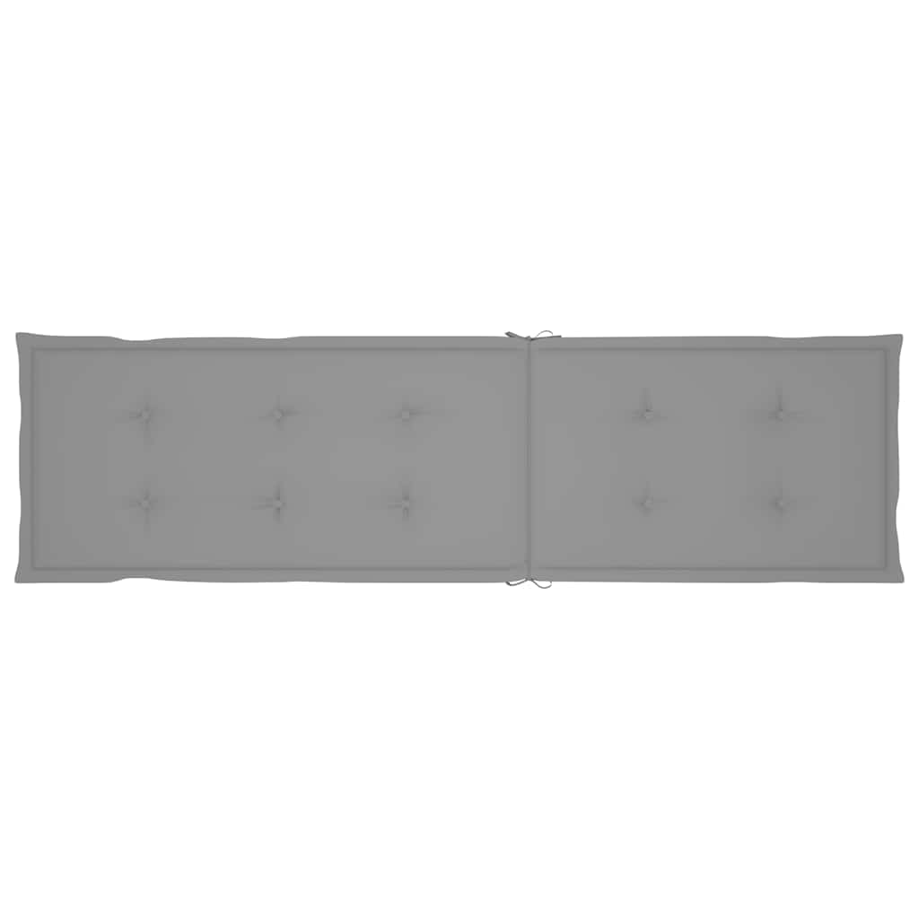 Terrasstoel met voetensteun en kussen massief acaciahout is nu te koop bij PeponiXL, paradijselijk wonen!