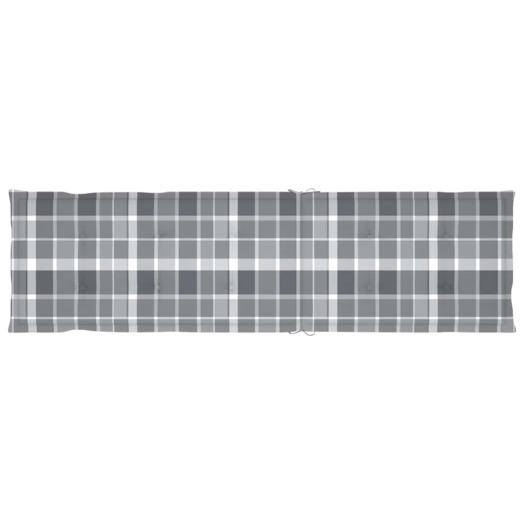 Terrasstoel met voetensteun en kussen massief acaciahout is nu te koop bij PeponiXL, paradijselijk wonen!