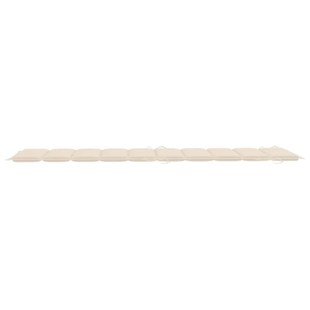 Ligbed met kussen massief acaciahout grijs is nu te koop bij PeponiXL, paradijselijk wonen!