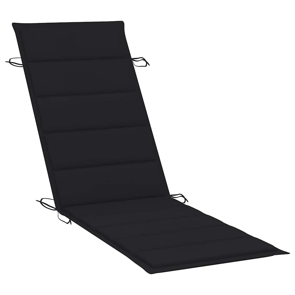 Ligbed met kussen massief acaciahout grijs is nu te koop bij PeponiXL, paradijselijk wonen!