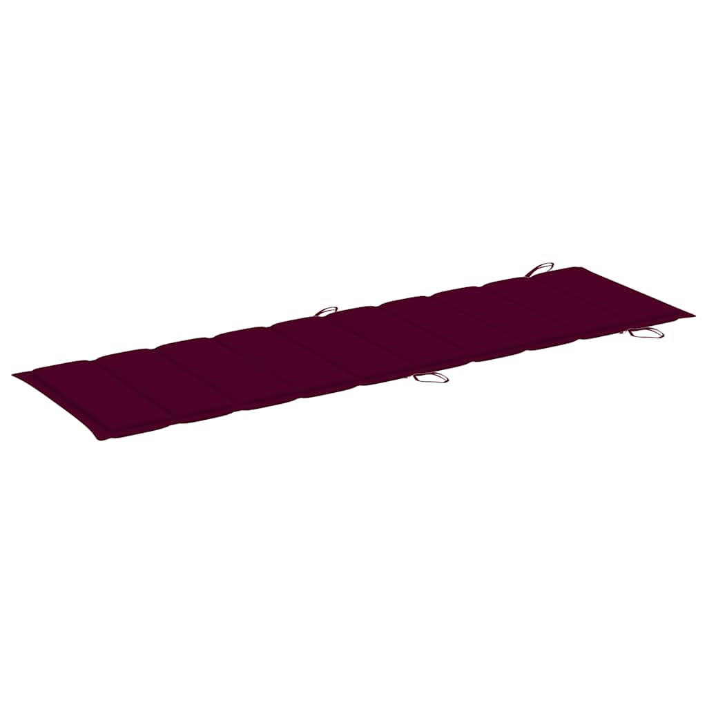 Ligbed met kussen massief acaciahout grijs is nu te koop bij PeponiXL, paradijselijk wonen!
