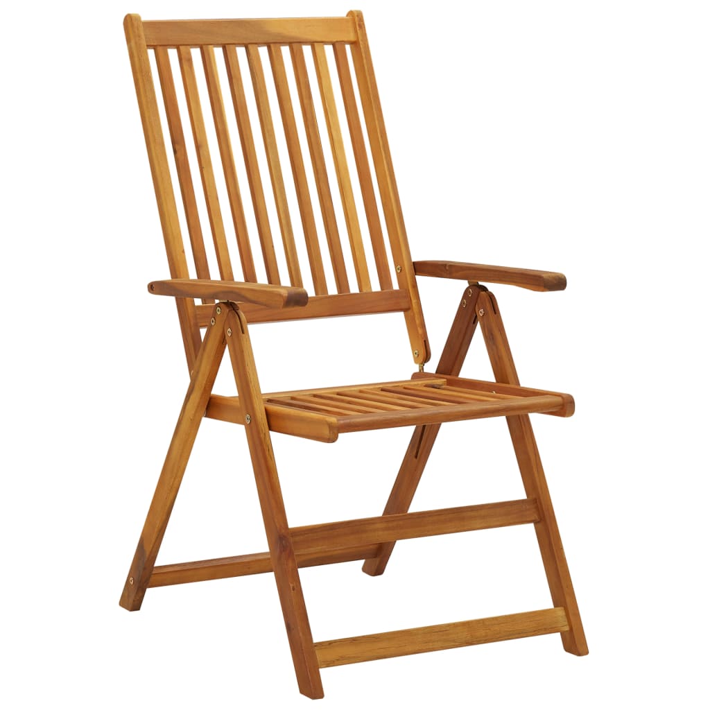 Tuinstoelen 6 st inklapbaar met kussens massief acaciahout is nu te koop bij PeponiXL, paradijselijk wonen!