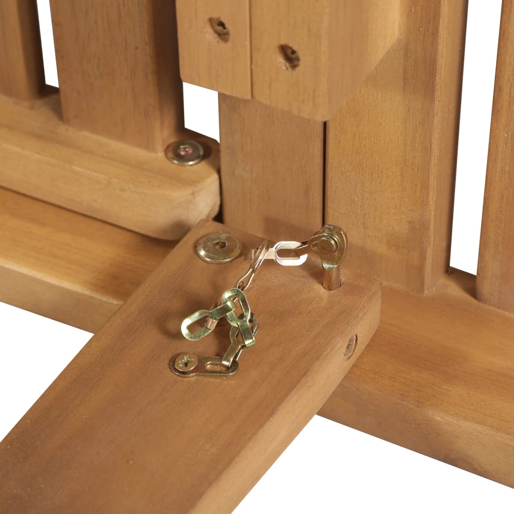 Ligbed inklapbaar met kussen massief acaciahout is nu te koop bij PeponiXL, paradijselijk wonen!