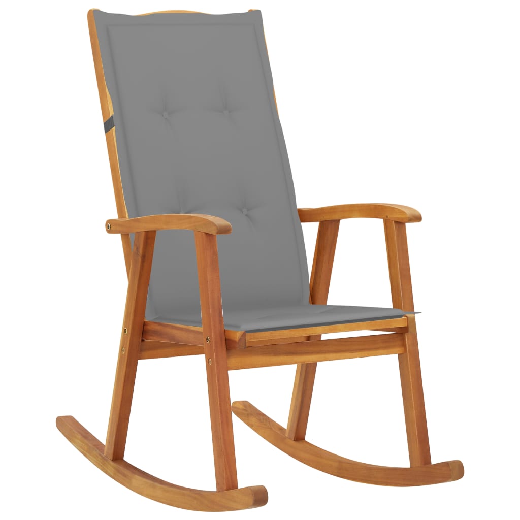 Schommelstoel met kussens massief acaciahout is nu te koop bij PeponiXL, paradijselijk wonen!