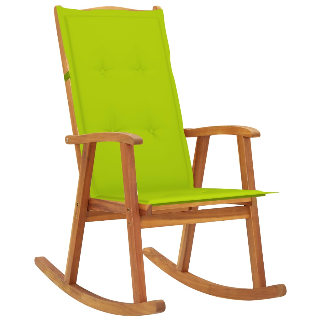 Schommelstoel met kussens massief acaciahout is nu te koop bij PeponiXL, paradijselijk wonen!