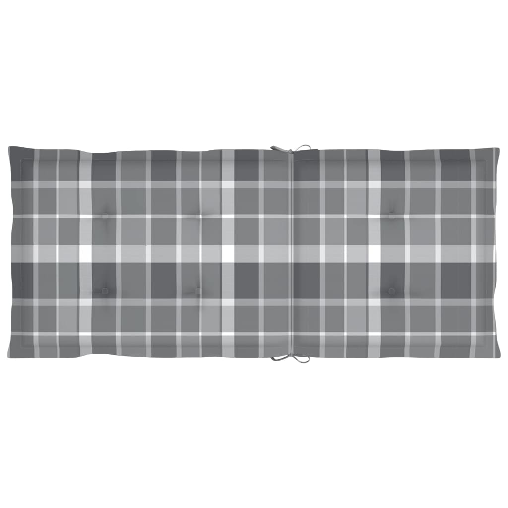 Schommelstoel met kussens massief acaciahout grijs is nu te koop bij PeponiXL, paradijselijk wonen!