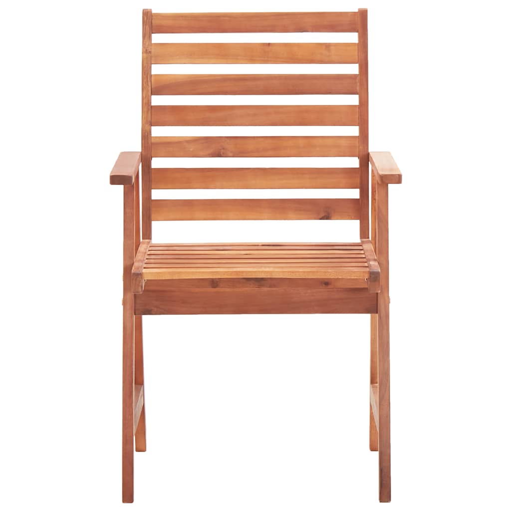 Tuinstoelen 3 st met kussens massief acaciahout is nu te koop bij PeponiXL, paradijselijk wonen!