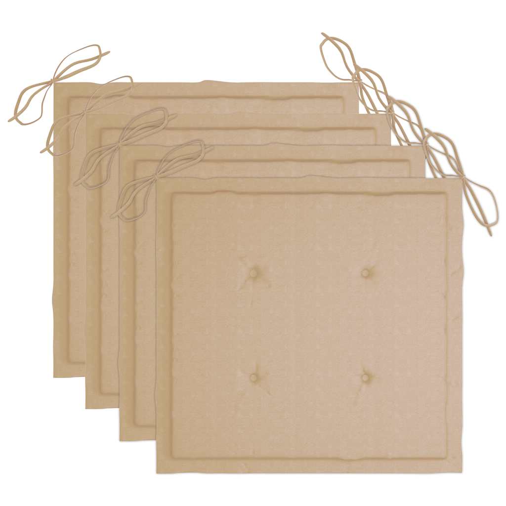 Tuinstoelen 3 st met kussens massief acaciahout is nu te koop bij PeponiXL, paradijselijk wonen!