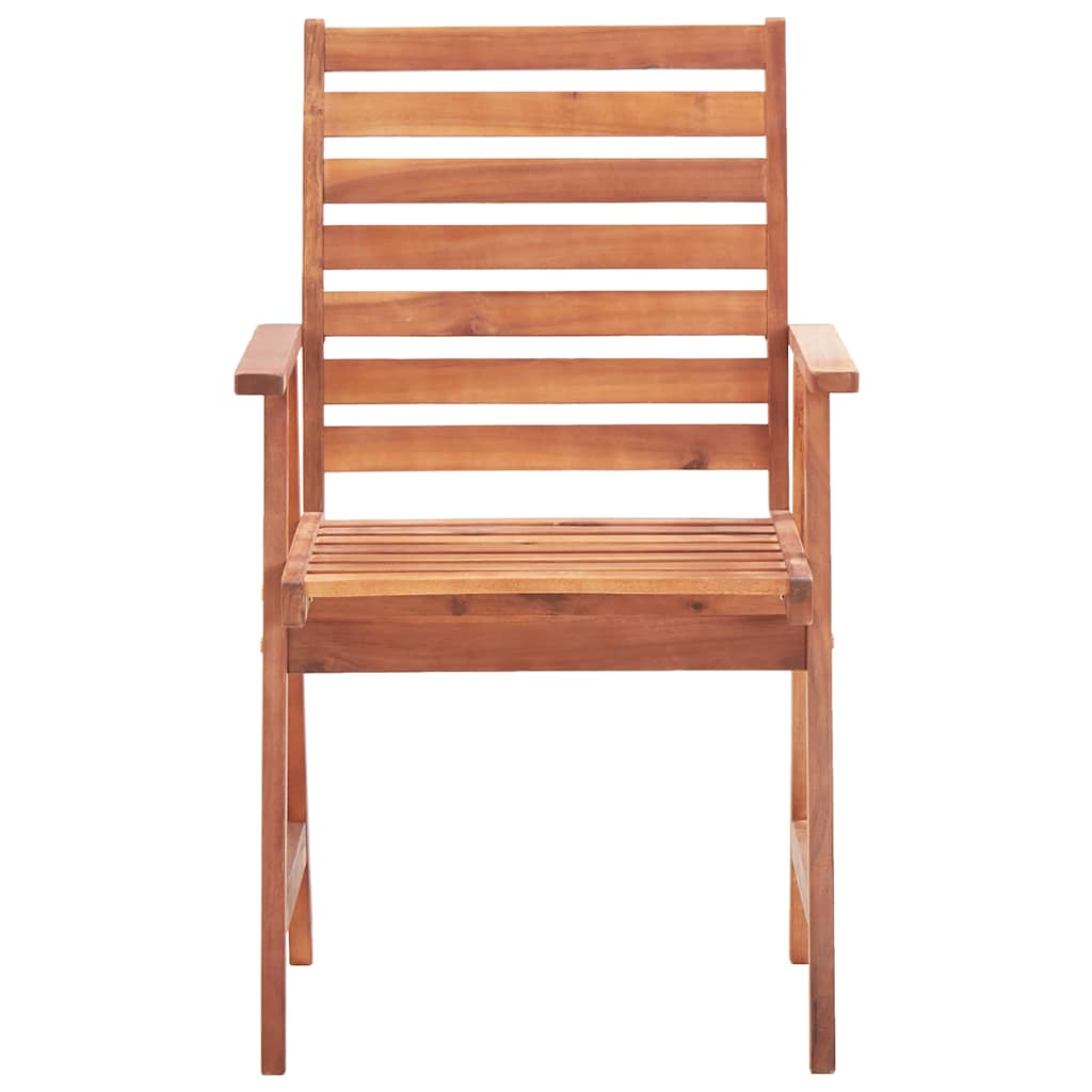 Tuinstoelen 3 st met kussens massief acaciahout is nu te koop bij PeponiXL, paradijselijk wonen!