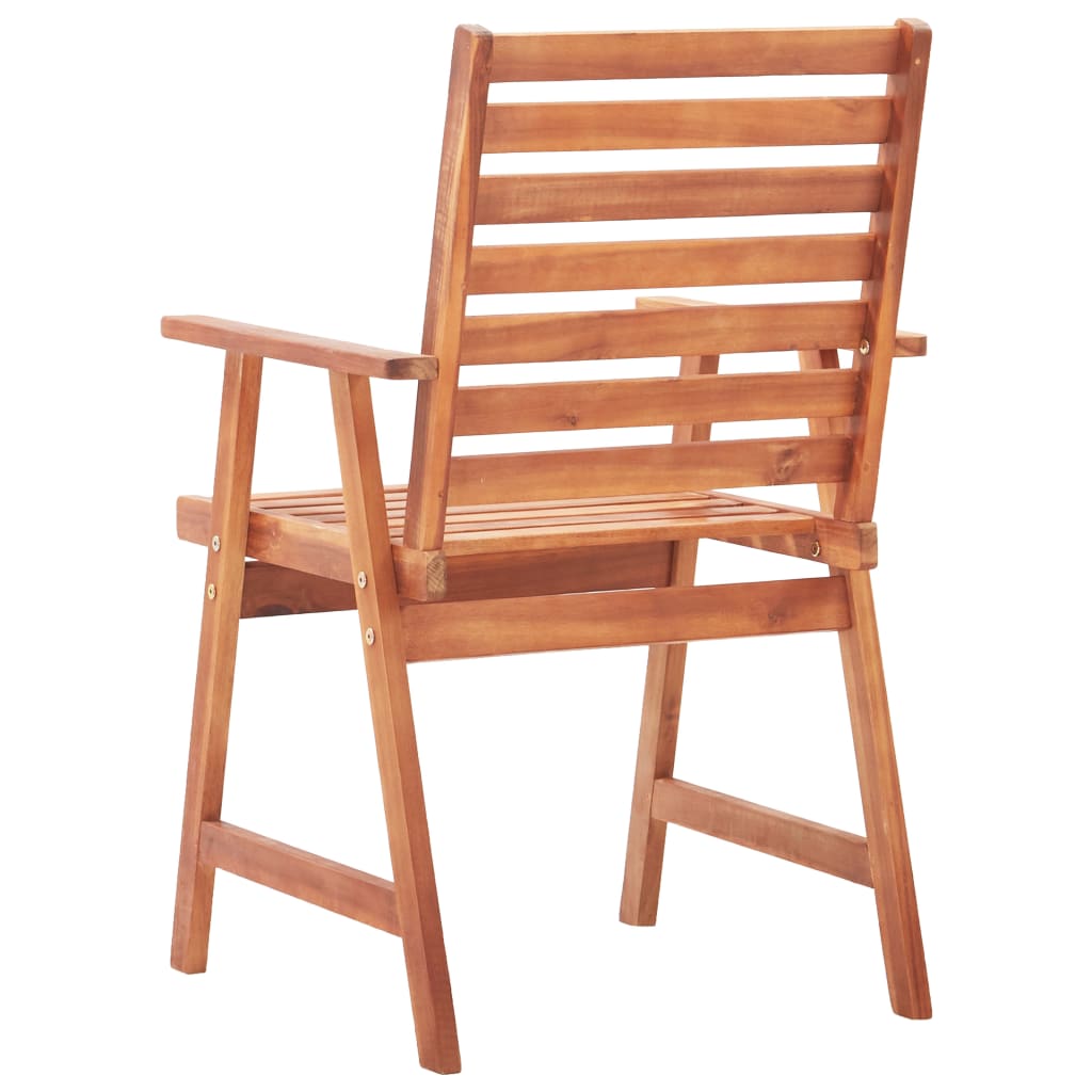 Tuinstoelen 3 st met kussens massief acaciahout is nu te koop bij PeponiXL, paradijselijk wonen!