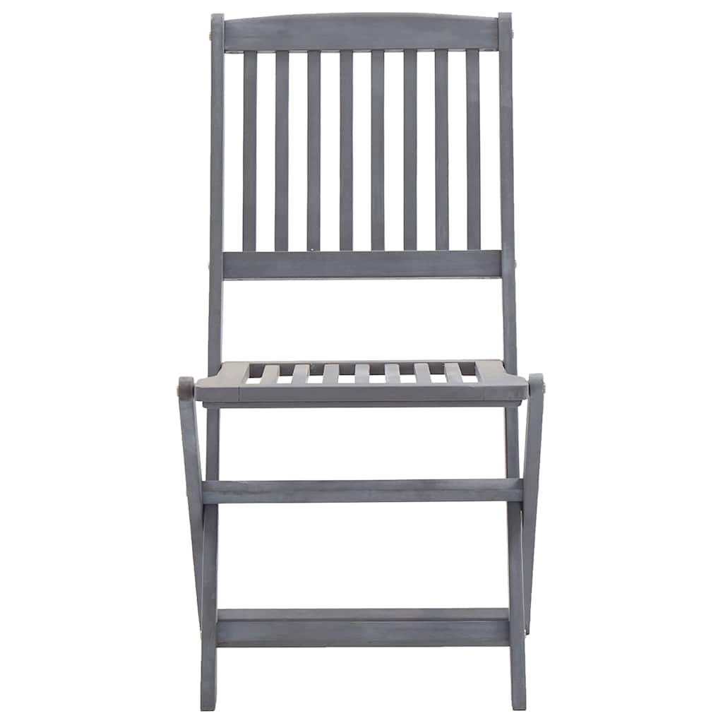 Tuinstoelen 4 st inklapbaar met kussens massief acaciahout is nu te koop bij PeponiXL, paradijselijk wonen!