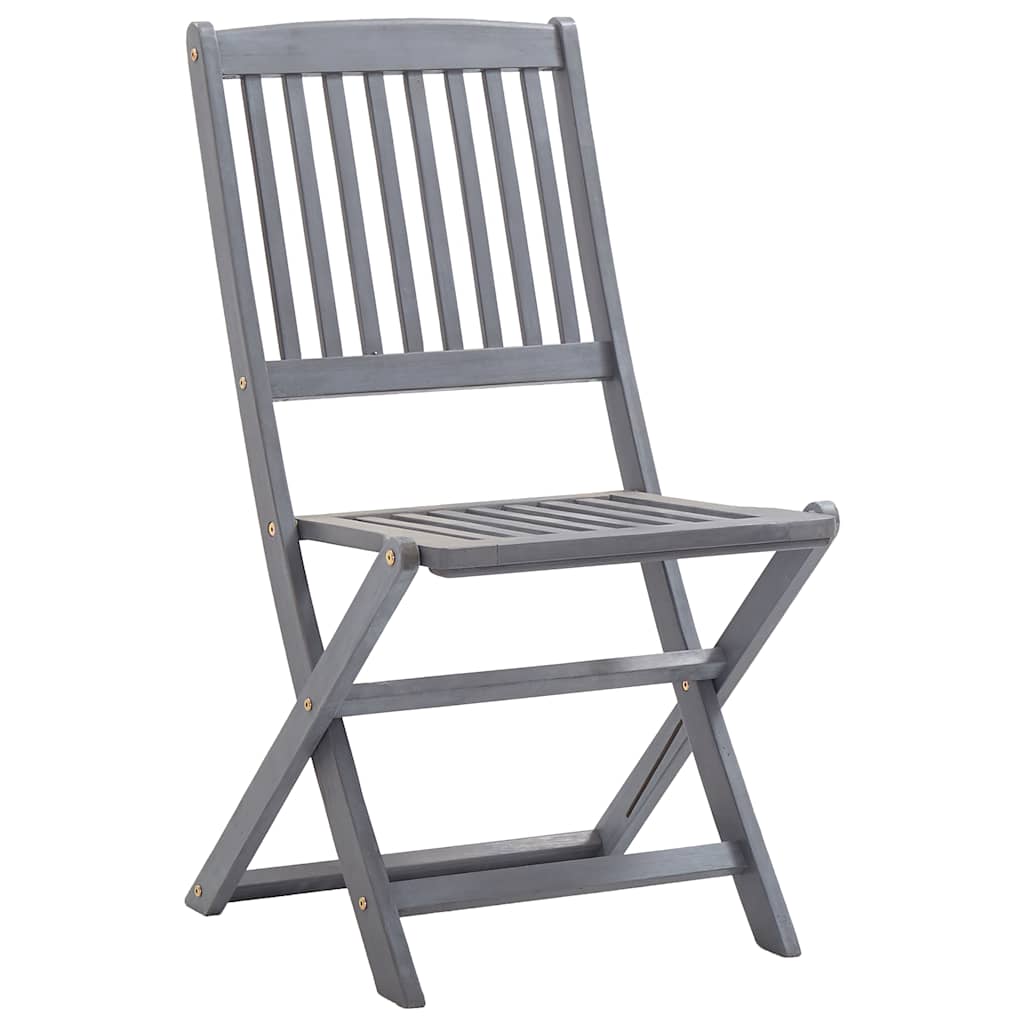 Tuinstoelen 4 st inklapbaar met kussens massief acaciahout is nu te koop bij PeponiXL, paradijselijk wonen!