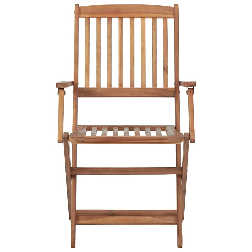 Tuinstoelen 2 st inklapbaar met kussens massief acaciahout is nu te koop bij PeponiXL, paradijselijk wonen!