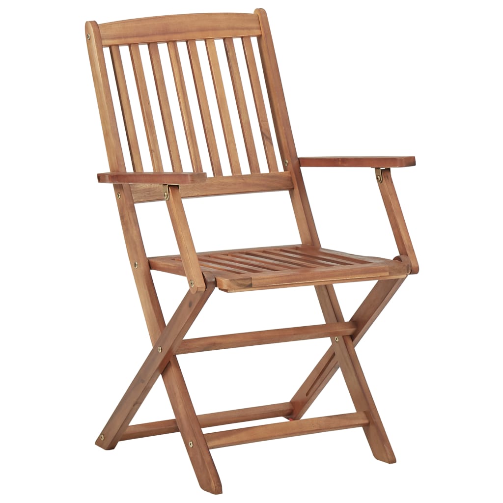 Tuinstoelen 2 st inklapbaar met kussens massief acaciahout is nu te koop bij PeponiXL, paradijselijk wonen!