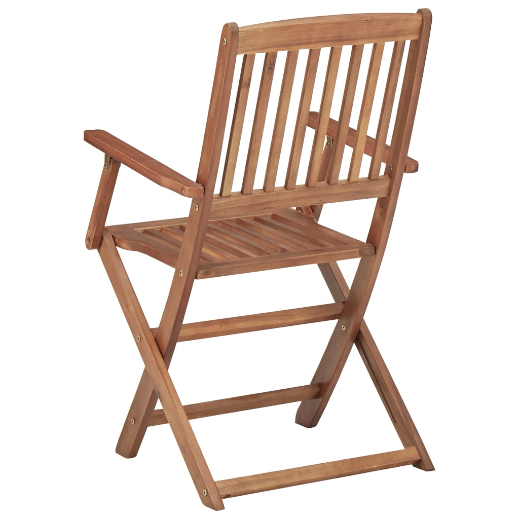 Tuinstoelen 2 st inklapbaar met kussens massief acaciahout is nu te koop bij PeponiXL, paradijselijk wonen!