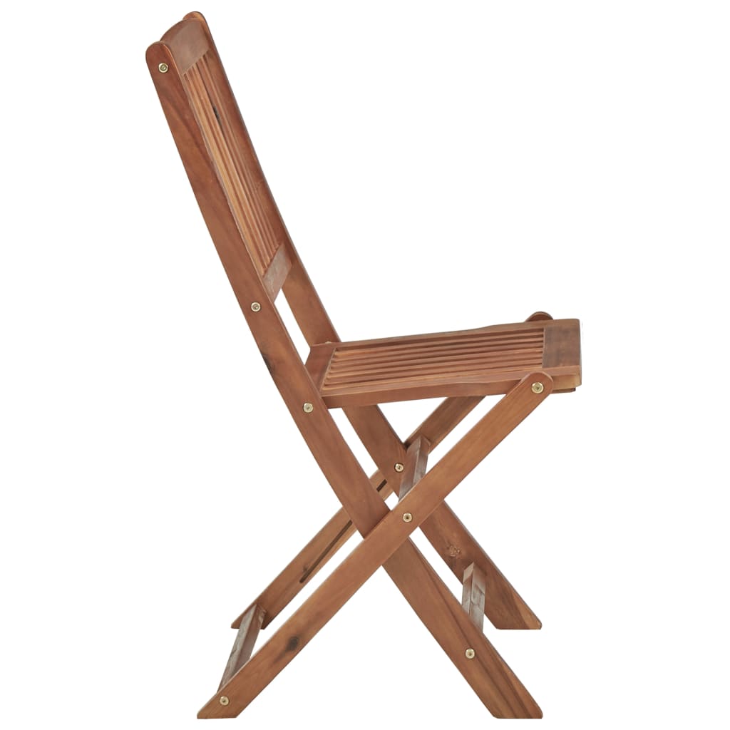 Tuinstoelen 4 st inklapbaar met kussens massief acaciahout is nu te koop bij PeponiXL, paradijselijk wonen!