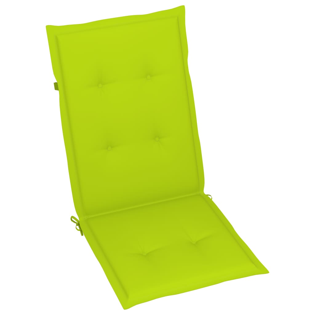 Tuinstoelen 3 st verstelbaar met kussens massief acaciahout is nu te koop bij PeponiXL, paradijselijk wonen!