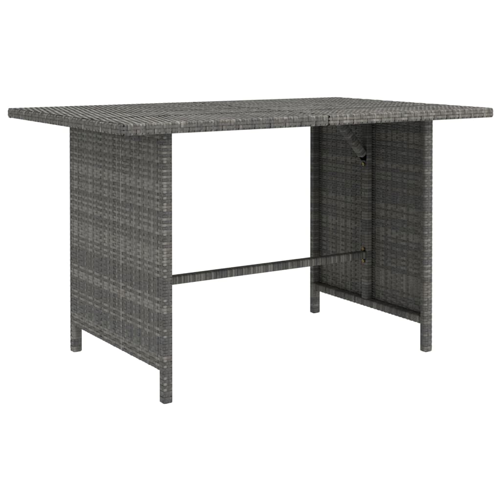 8-delige Loungeset met kussens poly rattan grijs is nu te koop bij PeponiXL, paradijselijk wonen!