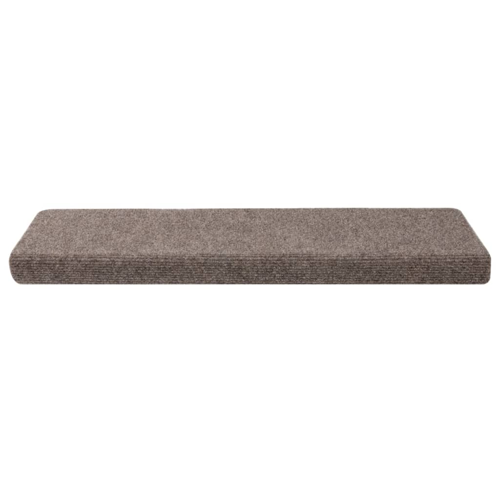 Trapmatten zelfklevend 15 stuks 65x21x4 cm beige rechthoekige rand is nu te koop bij PeponiXL, paradijselijk wonen!