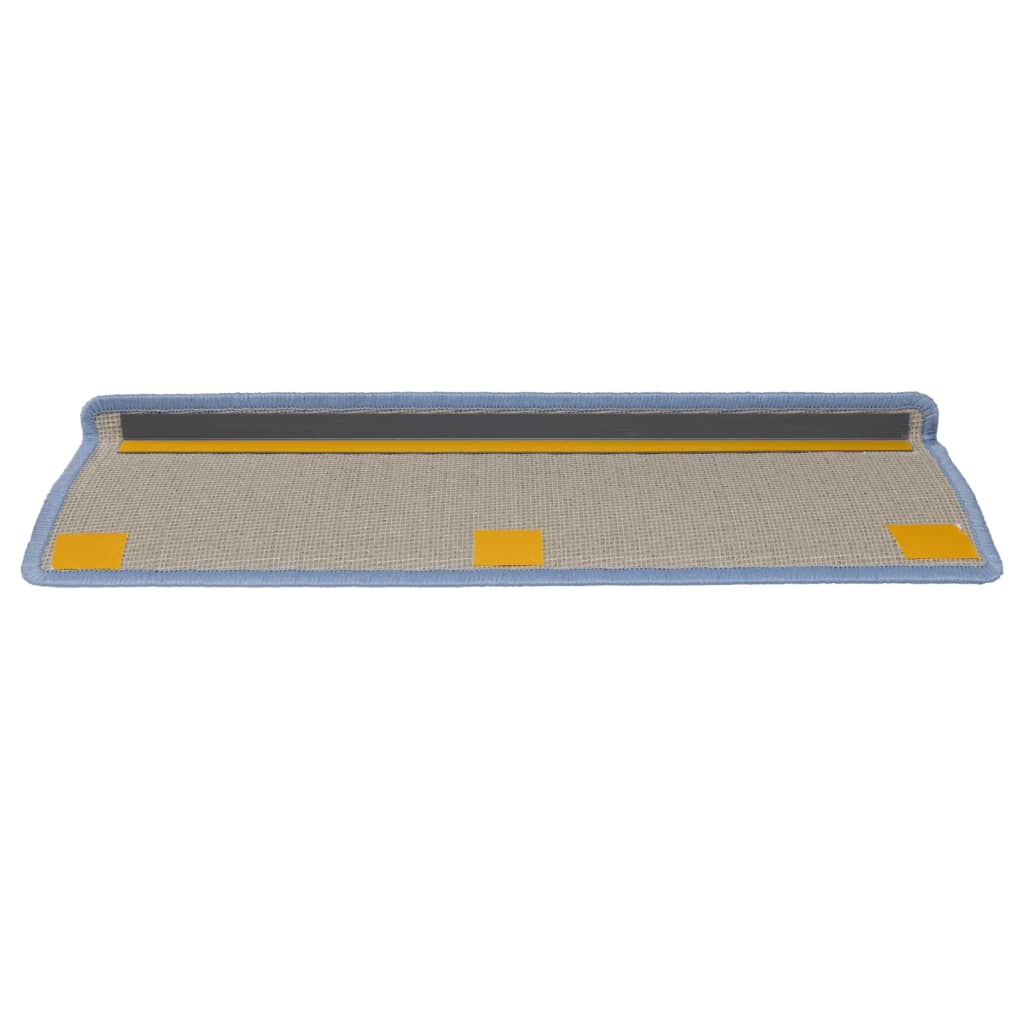 Trapmatten 15 st 65x21x4 cm Zeeblauw Rechthoekige Rand is nu te koop bij PeponiXL, paradijselijk wonen!