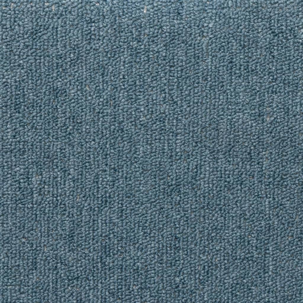 Trapmatten 15 st 65x21x4 cm Zeeblauw Rechthoekige Rand is nu te koop bij PeponiXL, paradijselijk wonen!