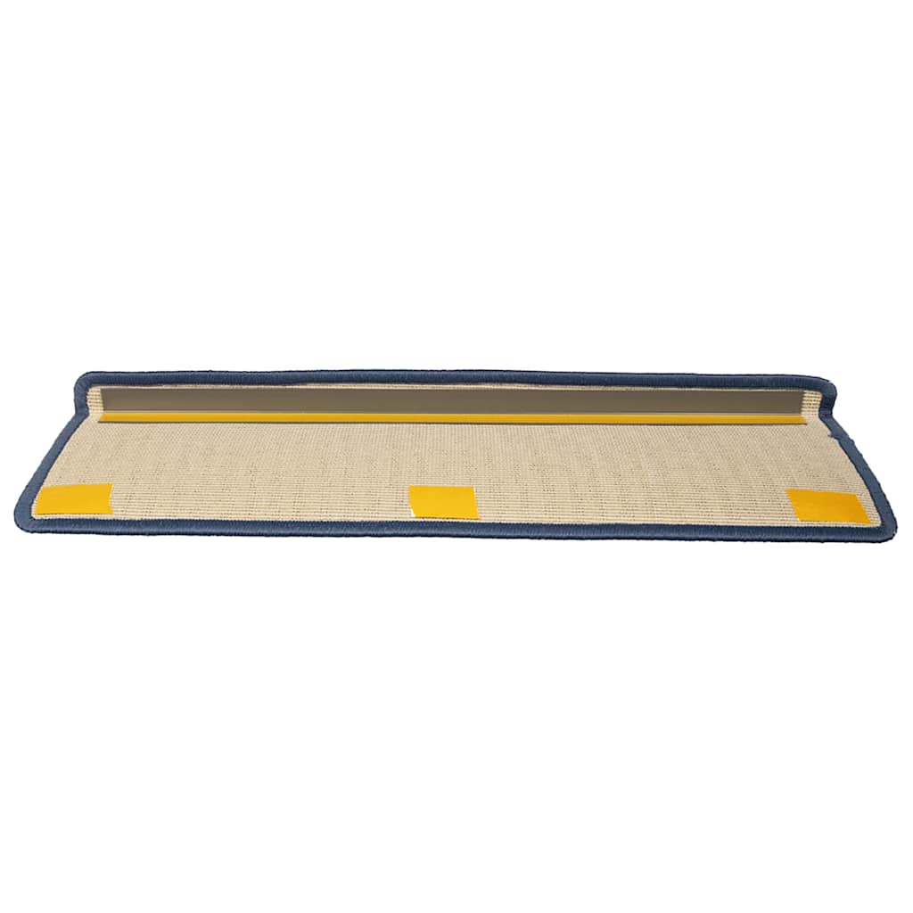 Trapmatten 15 st 65x21x4 cm lichtgrijs en blauw met rechthoekige rand is nu te koop bij PeponiXL, paradijselijk wonen!