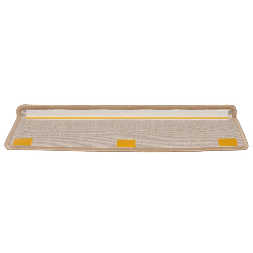 Trapmatten 15 st 65x21x4 cm Goud Rechthoekige Rand is nu te koop bij PeponiXL, paradijselijk wonen!