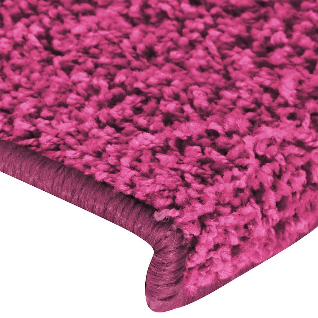 Trapmatten 15 st 65x21x4 cm Roze Rechthoekige Rand is nu te koop bij PeponiXL, paradijselijk wonen!