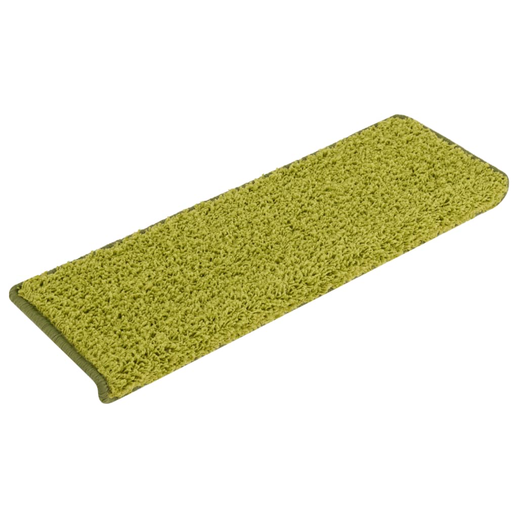 Trapmatten 15 st 65x21x4 cm Groen Rechthoekige Rand is nu te koop bij PeponiXL, paradijselijk wonen!