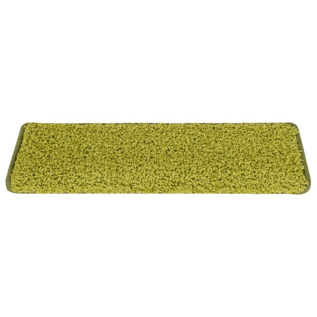 Trapmatten 15 st 65x21x4 cm Groen Rechthoekige Rand is nu te koop bij PeponiXL, paradijselijk wonen!