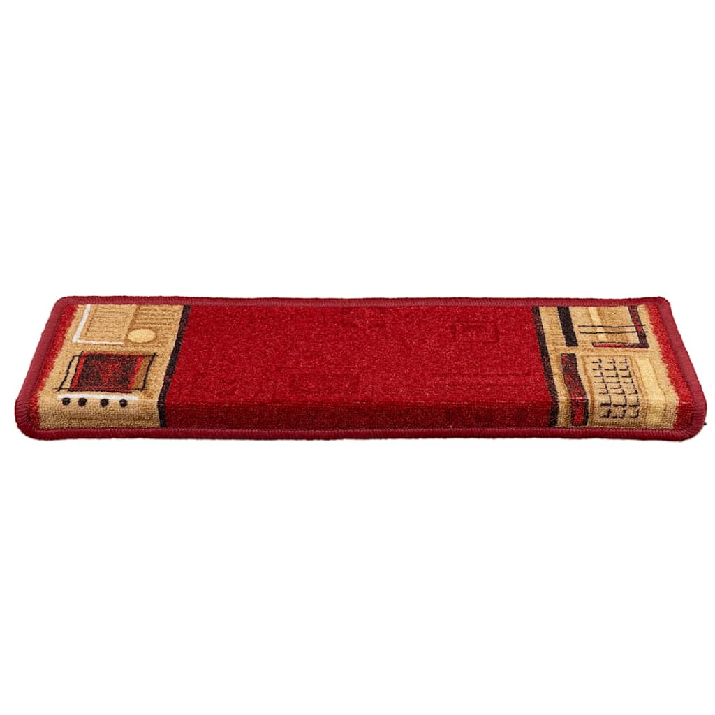 Trapmatten zelfklevend 15 st 65x21x4 cm rood is nu te koop bij PeponiXL, paradijselijk wonen!