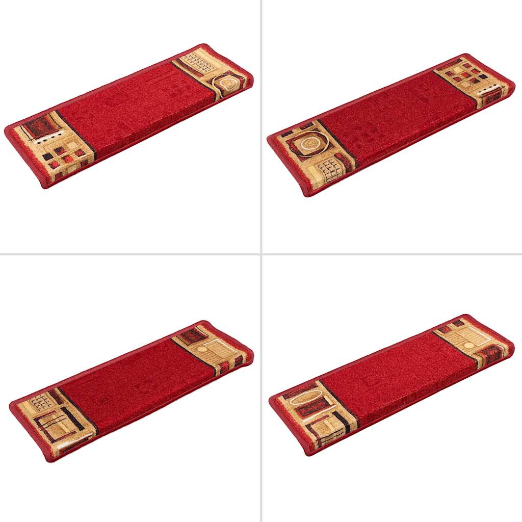 Trapmatten zelfklevend 15 st 65x21x4 cm rood is nu te koop bij PeponiXL, paradijselijk wonen!