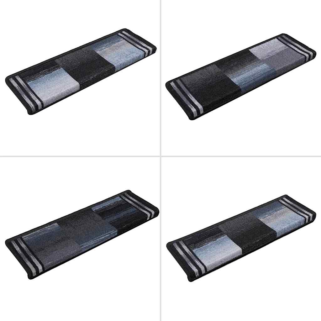 Trapmatten zelfklevend 15 st 65x21x4 cm zwart en grijs is nu te koop bij PeponiXL, paradijselijk wonen!