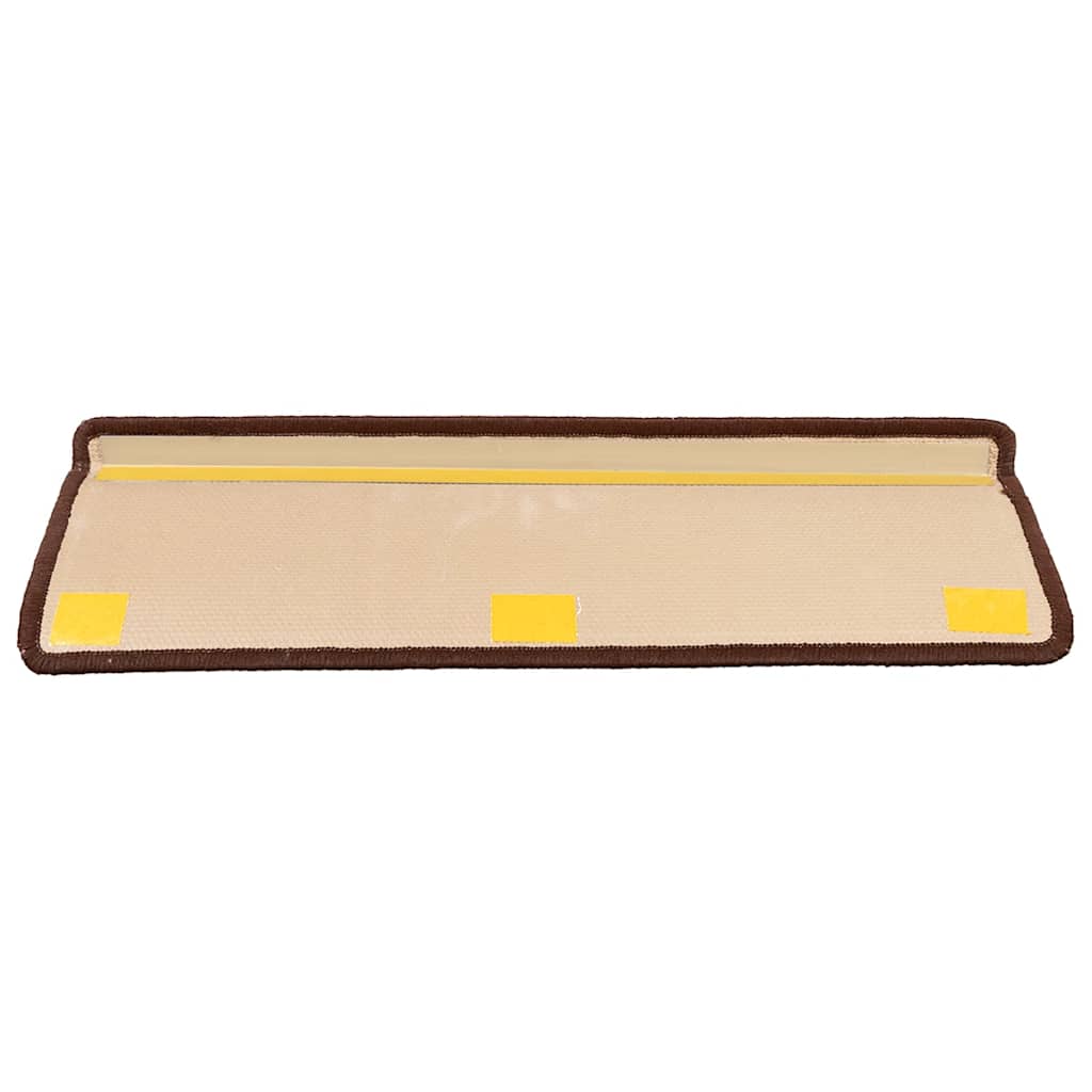 Trapmatten zelfklevend 15 st 65x21x4 cm bruin is nu te koop bij PeponiXL, paradijselijk wonen!