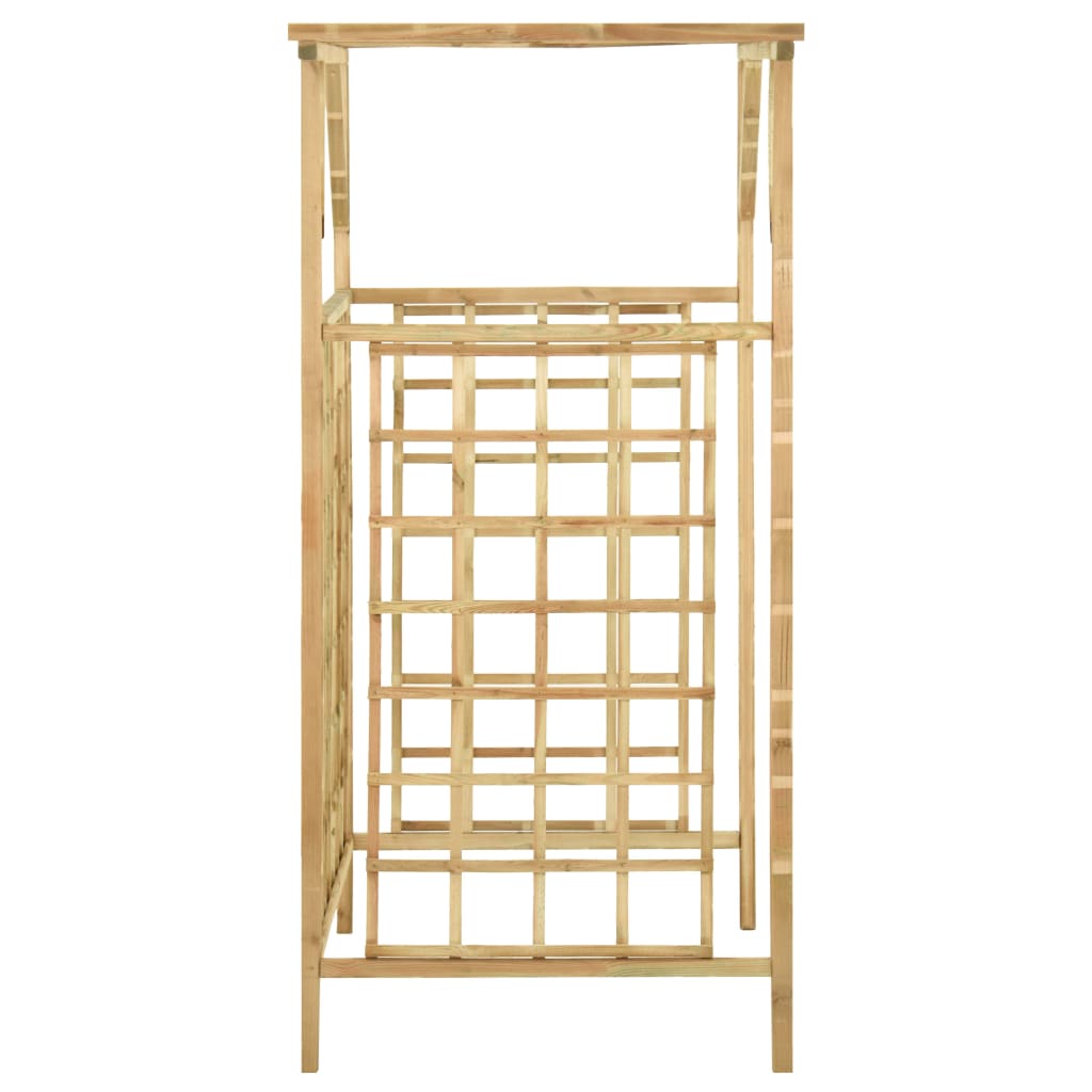 Pergola voor 2 containers geïmpregneerd grenenhout is nu te koop bij PeponiXL, paradijselijk wonen!