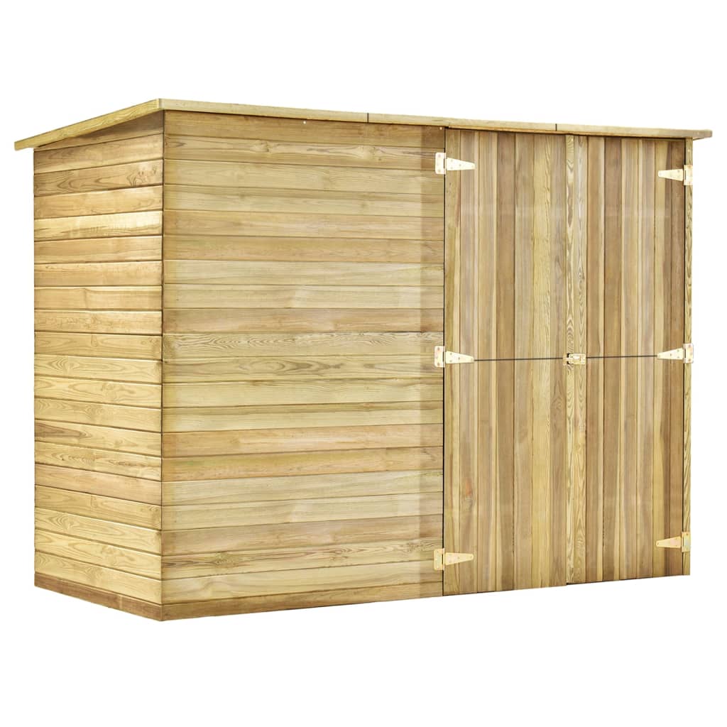 Fietsschuur 232x110x170 cm geïmpregneerd grenenhout is nu te koop bij PeponiXL, paradijselijk wonen!
