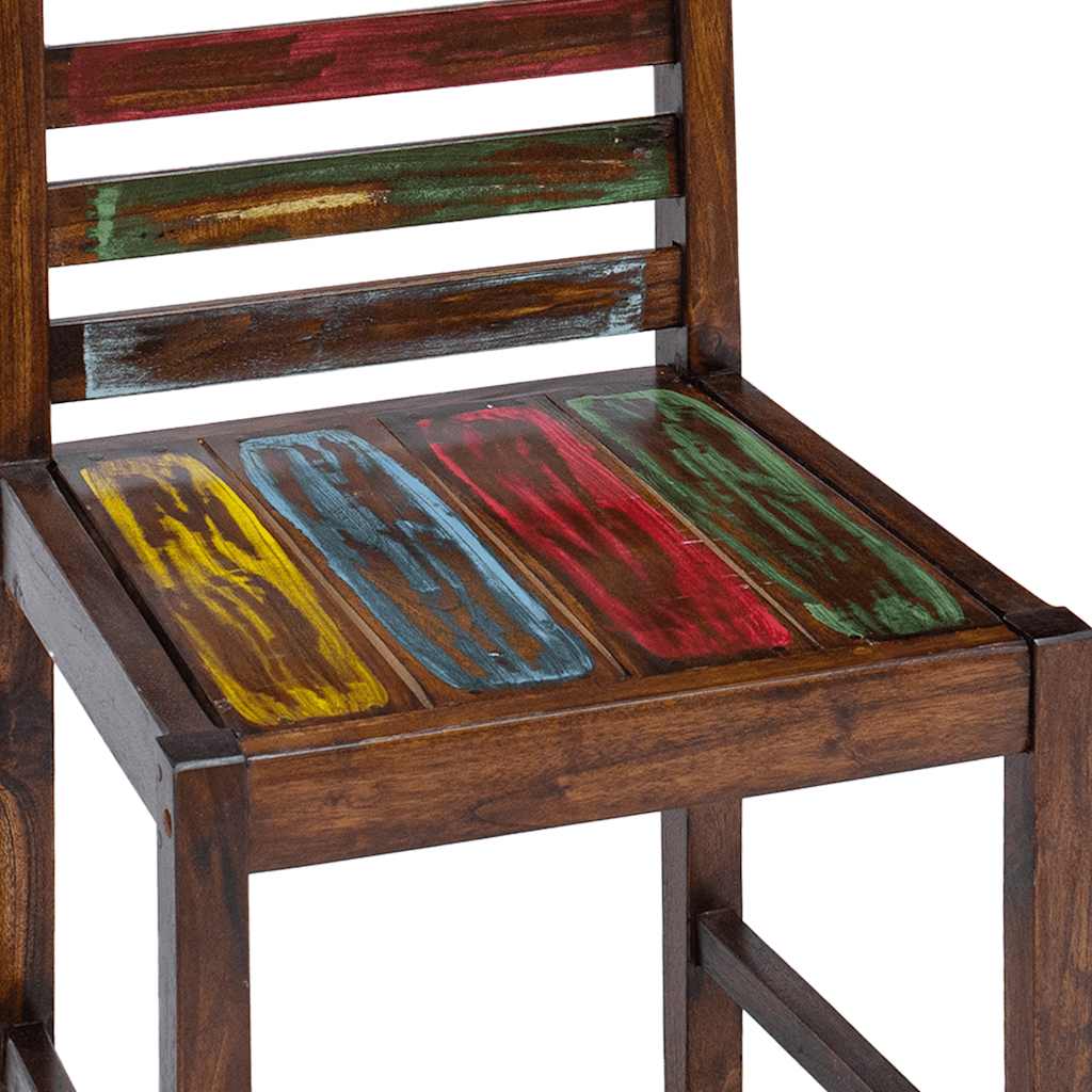 Eetkamerstoelen 2 st massief gerecycled hout is nu te koop bij PeponiXL, paradijselijk wonen!