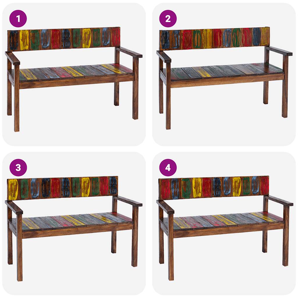 Eetkamerstoelen 4 st massief gerecycled hout is nu te koop bij PeponiXL, paradijselijk wonen!