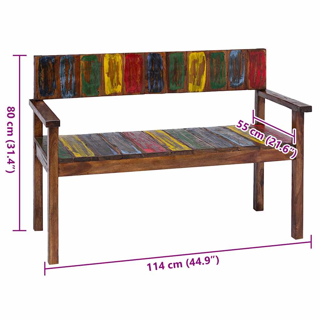 Eetkamerstoelen 4 st massief gerecycled hout is nu te koop bij PeponiXL, paradijselijk wonen!