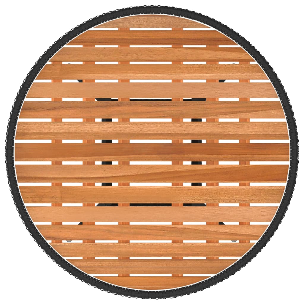 7-delige Loungeset met kussens poly rattan zwart is nu te koop bij PeponiXL, paradijselijk wonen!