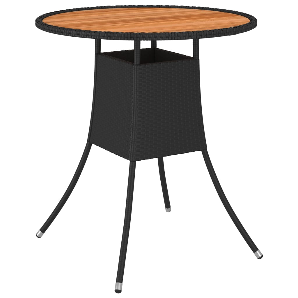 9-delige Loungeset met kussens poly rattan zwart is nu te koop bij PeponiXL, paradijselijk wonen!