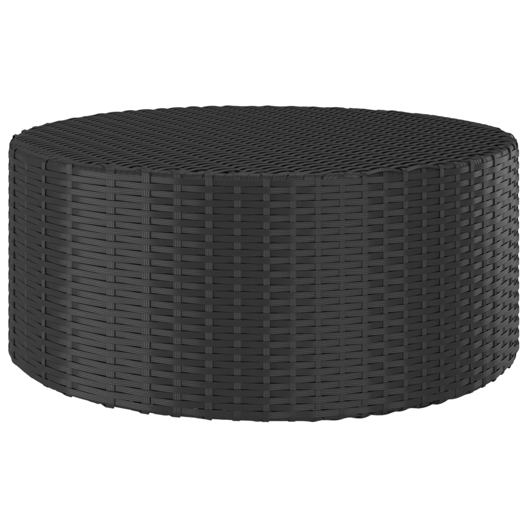 9-delige Loungeset met kussens poly rattan zwart is nu te koop bij PeponiXL, paradijselijk wonen!