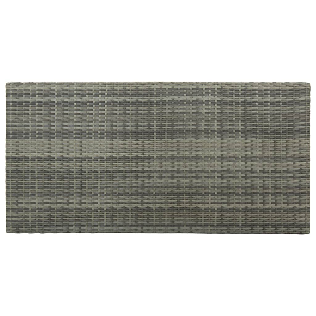 5-delige Tuinbarset met kussens poly rattan grijs is nu te koop bij PeponiXL, paradijselijk wonen!