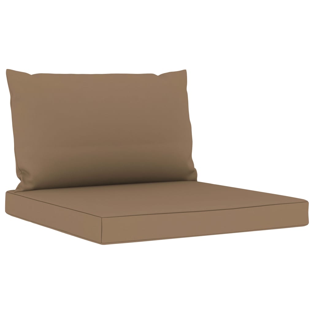 Tuinbank 3-zits met taupe kussens is nu te koop bij PeponiXL, paradijselijk wonen!