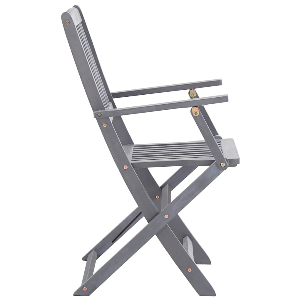 Tuinstoelen 6 st inklapbaar met kussens massief acaciahout is nu te koop bij PeponiXL, paradijselijk wonen!