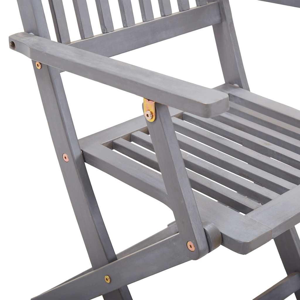 Tuinstoelen 6 st inklapbaar met kussens massief acaciahout is nu te koop bij PeponiXL, paradijselijk wonen!