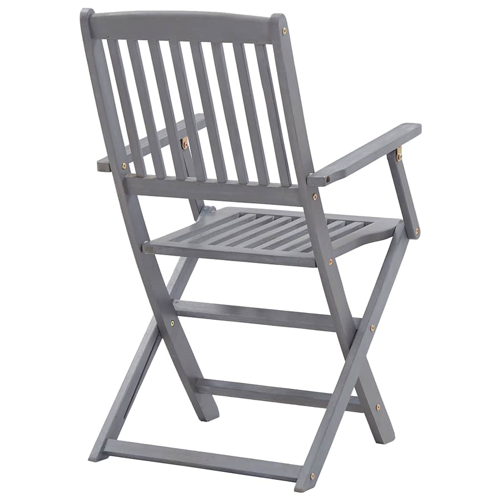 Tuinstoelen 6 st inklapbaar met kussens massief acaciahout is nu te koop bij PeponiXL, paradijselijk wonen!
