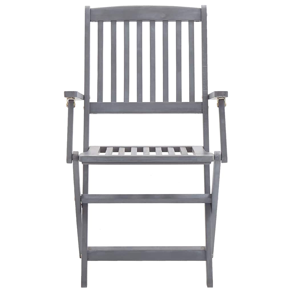 Tuinstoelen 6 st inklapbaar met kussens massief acaciahout is nu te koop bij PeponiXL, paradijselijk wonen!